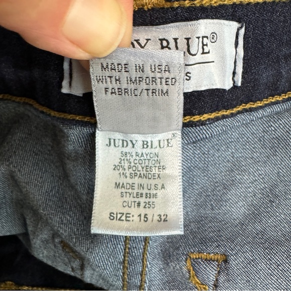 Judy Blue Memphis High Rise Super Flare Jeans Dark Wash Jeans 8396 NWOT - Picture 6 of 8